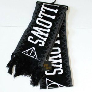 Harry Potter Deadly Hallows Tassel Fringe Scarf
